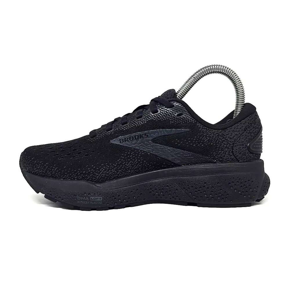 Brooks Ghost 16 Shoes Black Sneakers Running Casual Wide D Women's Size 6 - Picture 5 of 12
